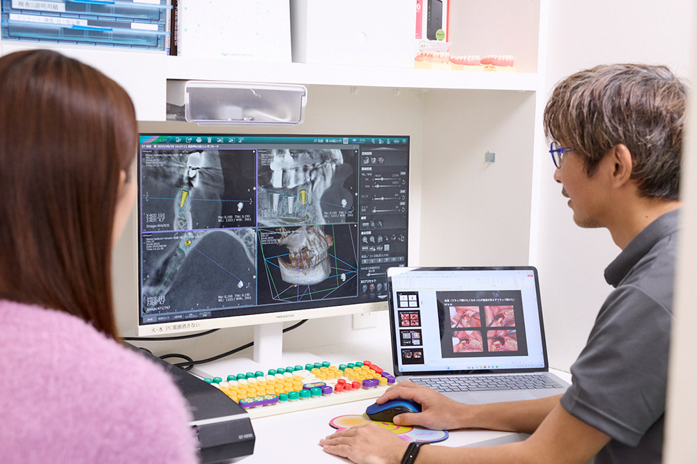 精密な治療で美しい口元を再現する